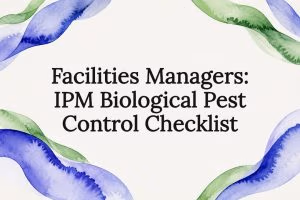 Decorative IPM pest control title card