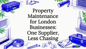 Sketches of pest control and maintenance tools